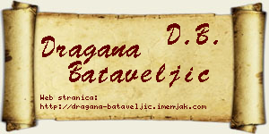 Dragana Bataveljić vizit kartica
